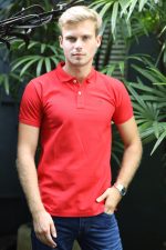 Red Collar T-Shirt - Image 6