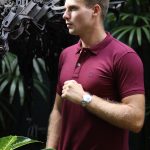 Maroon Collar T-Shirt