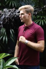 Maroon Collar T-Shirt