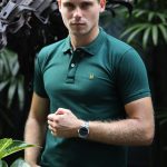 Forest Green Collar T-Shirt