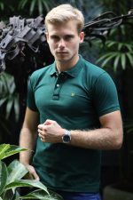 Forest Green Collar T-Shirt