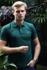 Forest Green Collar T-Shirt - Image 6