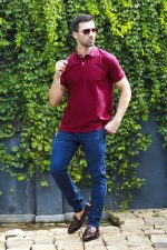 Casa Milano Maroon Collar Tshirt - Image 4