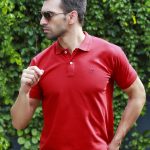 Casa Milano Red Collar Tshirt