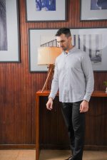 Harvey England Button Down Long Sleeve Shirt - Image 2