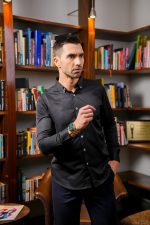 Harvey England Button Down Black Long Sleeve Shirt - Image 3