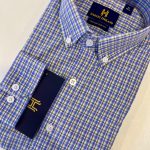 Harvey England Long Sleeve Button Down Check Shirt