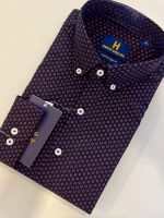 Harvey England Button Down Printed Long Sleeve Shirt