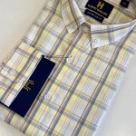 Harvey England Long Sleeve Button Down Check Shirt