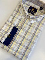 Harvey England Long Sleeve Button Down Check Shirt