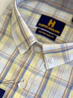 Harvey England Long Sleeve Button Down Check Shirt - Image 3