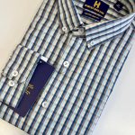 Harvey England Button Down Printed Long Sleeve Shirt