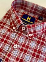 Harvey England Check Button Down Long Sleeve Shirt - Image 3