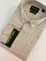 Casa Milano Button Down Printed Long Sleeve Shirt