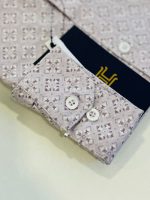 Harvey England Button Down Printed Long Sleeve Shirt - Image 4