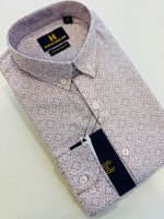 Harvey England Button Down Printed Long Sleeve Shirt