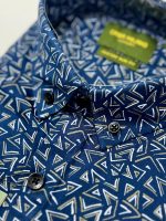 Casa Milano Button Down Printed Long Sleeve Shirt - Image 4