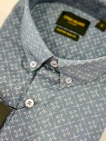 Casa Milano Button Down Printed Long Sleeve Shirt - Image 4