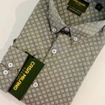 Casa Milano Button Down Printed Long Sleeve Shirt