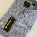 Casa Milano Button Down Printed Long Sleeve Shirt