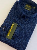 Casa Milano Button Down Printed Long Sleeve Shirt