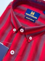 Harvey England Stripe Button Down Shirt - Image 4