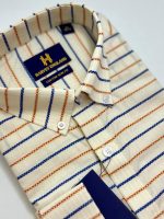 Harvey England Stripe Button Down Shirt - Image 3