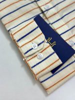 Harvey England Stripe Button Down Shirt - Image 4