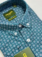 Casa Milano Printed Short Sleeve Button Down Shirt - Image 3