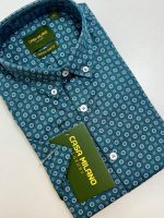 Casa Milano Printed Short Sleeve Button Down Shirt