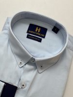 Harvey England Button Down Light Blue Long sleeves Shirt - Image 3