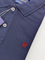 Harvey England Charcoal Grey Collar T- Shirt - Image 3