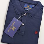 Harvey England Charcoal Grey Collar T- Shirt