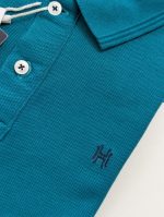 Harvey England Ice Blue Collar T- Shirt - Image 3