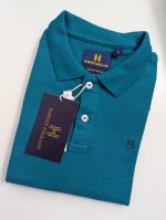 Harvey England Ice Blue Collar T- Shirt