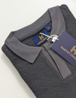 Harvey England Charcoal Grey Popcorn T- Shirt - Image 3
