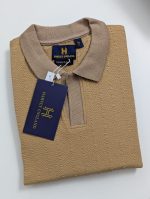 Harvey England Brown Collar T- Shirt - Image 2