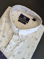 Harvey England Button Down Printed Long Sleeves Shirt - Image 3