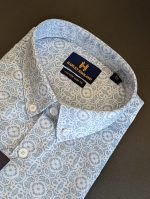 Harvey England Button Down Printed Long Sleeves Shirt - Image 3