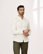 Harvey England Classic Button-Down Shirt - White - Image 2