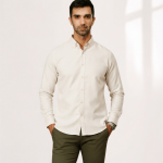 Harvey England Classic Button-Down Shirt - White