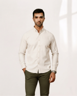 Harvey England Classic Button-Down Shirt - White - Image 3